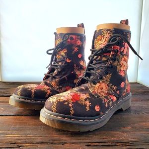 Doc Martens Floral Boots
